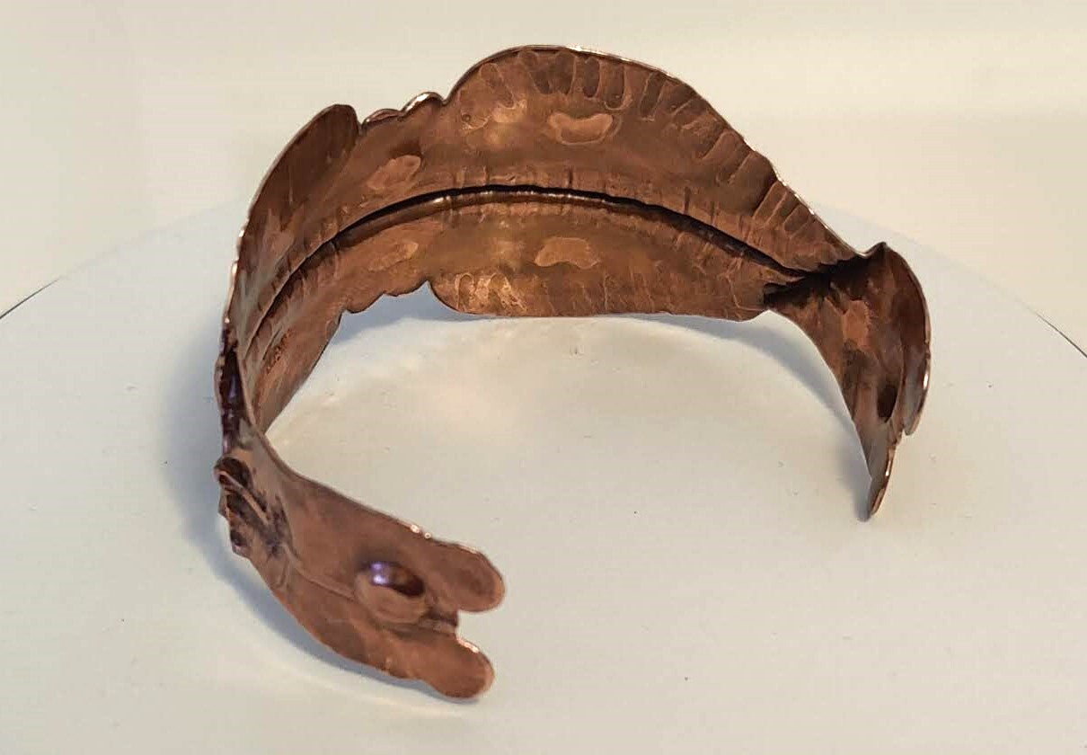 Imprinted One-of-a-kind Trademarked Copper Bracelet