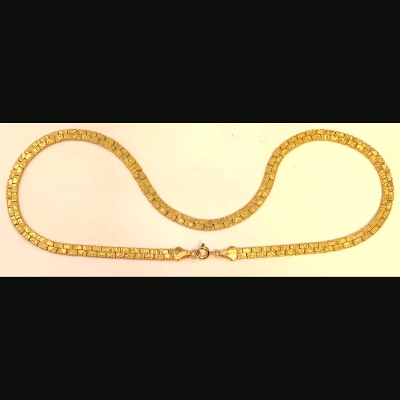 18" Heavily Gold-Plated  "I Love You" Hearts Chain