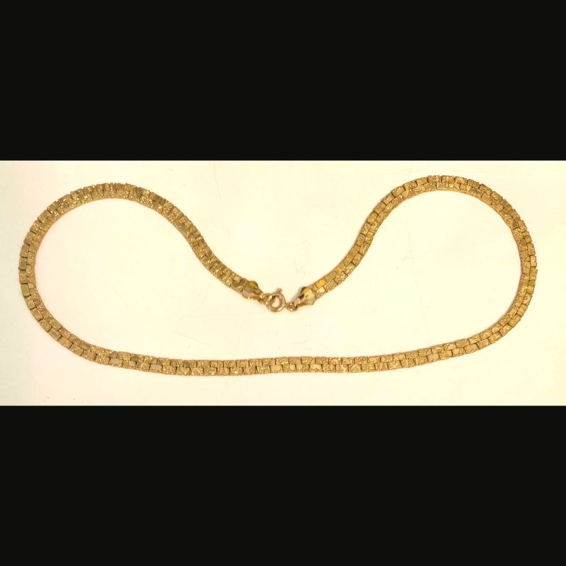 18" Heavily Gold-Plated  "I Love You" Hearts Chain